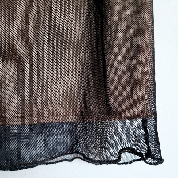 London Rose Women's Tulle Pull On Stretch Skirt Nude Lining Comfy Small - Picture 7 of 16